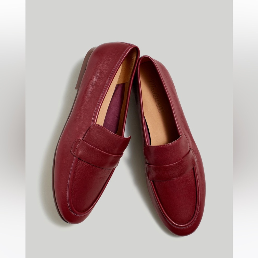 Madewell The Lacey Loafer, Cabernet, Size 10
